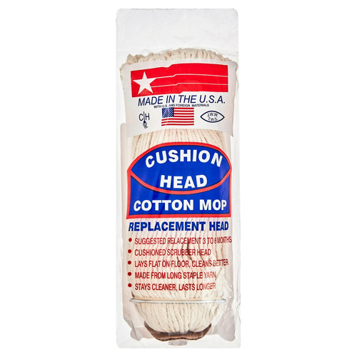 Pack cushion head - cotton, mop