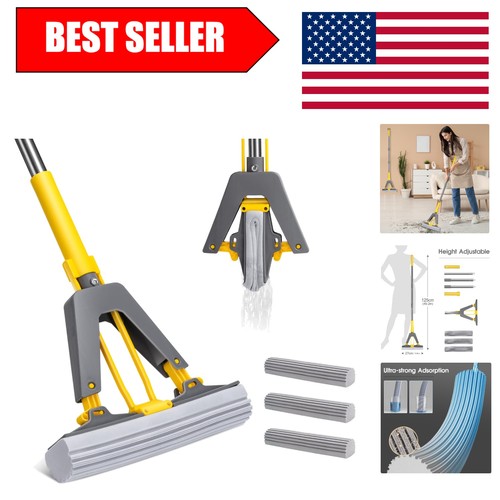 Effortless sponge mop - with, 3